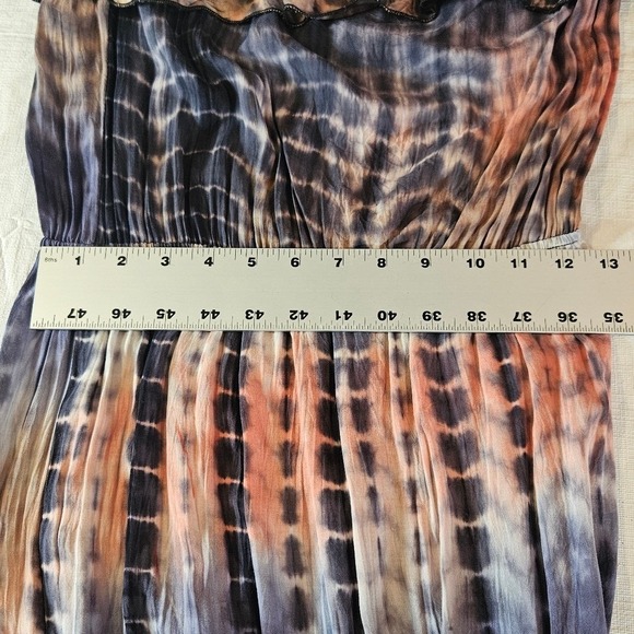 Body Central Off-Shoulder Tie-Dye Maxi‎ Dress Size Large - Picture 11 of 11